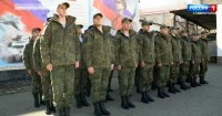 Новобранцы весеннего призыва отправились служить