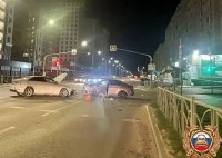 В Ставрополе водитель иномарки столкнулась с двумя автомобилями