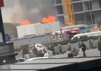 В ЖК «Красный металлист» в Ставрополе горят поддоны