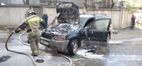 Утечка газа могла стать причиной возгорания автомобиля на Ставрополье
