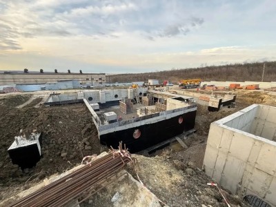 На Ставрополье продолжается строительство новой насосной станции на Сенгилеевском водозаборе