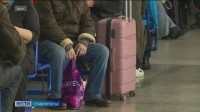 В аэропортах Ставрополя продолжаются задержки в прилетах и вылетах воздушных судов