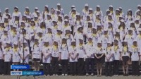 Тысячный детский хор исполнил песни Победы в Ставрополе