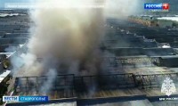 На Ставрополье потушен пожар на одном из крупнейших в стране рынков
