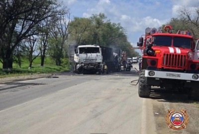 Водитель «КамАЗа» погиб в массовом ДТП на Ставрополье