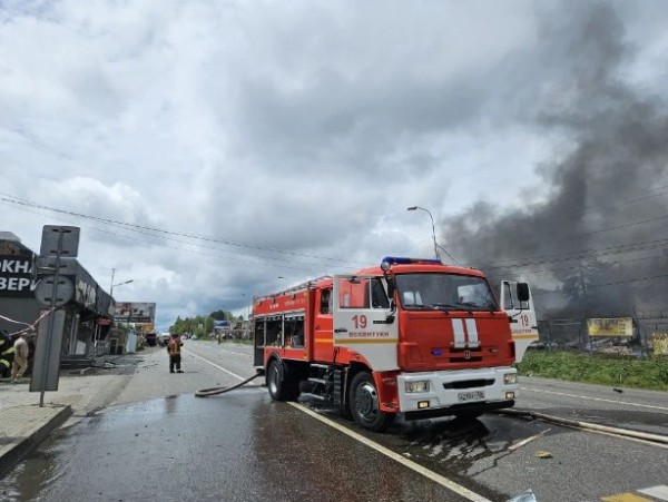 В Пятигорске взорвался газовоз!