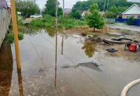 В Изобильненском округе из-за дождей подтоплено несколько улиц