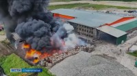 На Ставрополье потушили пожар на мусорном полигоне