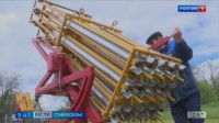 Ставропольские фермеры начали использовать противоградовые пушки