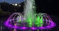 Светодинамический фонтан появился в селе Труновского округа Ставрополья