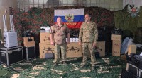 Казачьим подразделениям в зону СВО передали БПЛА и средства РЭБ Казачьим подразделениям в зону СВО передали БПЛА и средства РЭБ