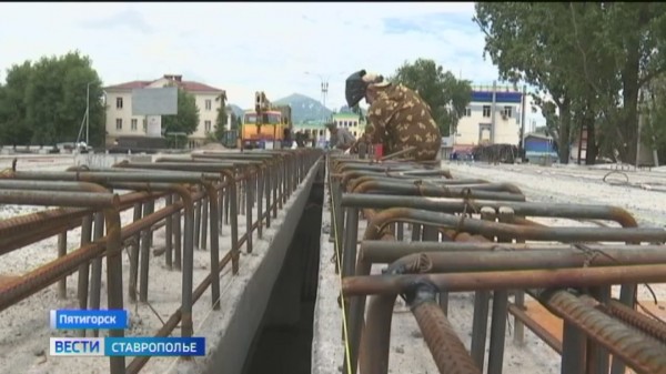 Ремонт моста через Подкумок идет быстрыми темпами