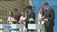 В СКФУ отпраздновали три студенческие свадьбы В СКФУ отпраздновали три студенческие свадьбы