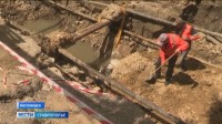 В Кисловодске устраняют последствия аварии на канализационном коллекторе