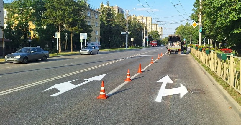 Второй этап обновления дорожной разметки начался в Ставрополе Второй этап обновления дорожной разметки начался в Ставрополе