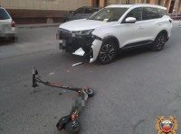 В Ставрополе при столкновении автомобиля и электросамоката пострадал ребенок В Ставрополе при столкновении автомобиля и электросамоката пострадал ребенок
