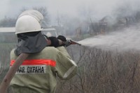 Крупный пожар тушили ночью на Машуке Крупный пожар тушили ночью на Машуке