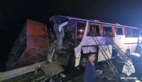 Пять человек погибли, 38 пострадали в ДТП с пассажирским автобусом на Ставрополье Пять человек погибли, 38 пострадали в ДТП с пассажирским автобусом на Ставрополье