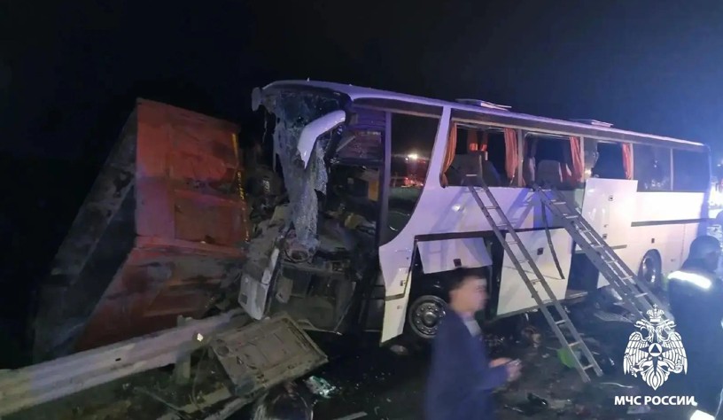 Пять человек погибли, 38 пострадали в ДТП с пассажирским автобусом на Ставрополье Пять человек погибли, 38 пострадали в ДТП с пассажирским автобусом на Ставрополье