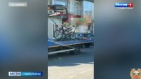 В Ессентуках полицейские пресекли поездку подростка на питбайке