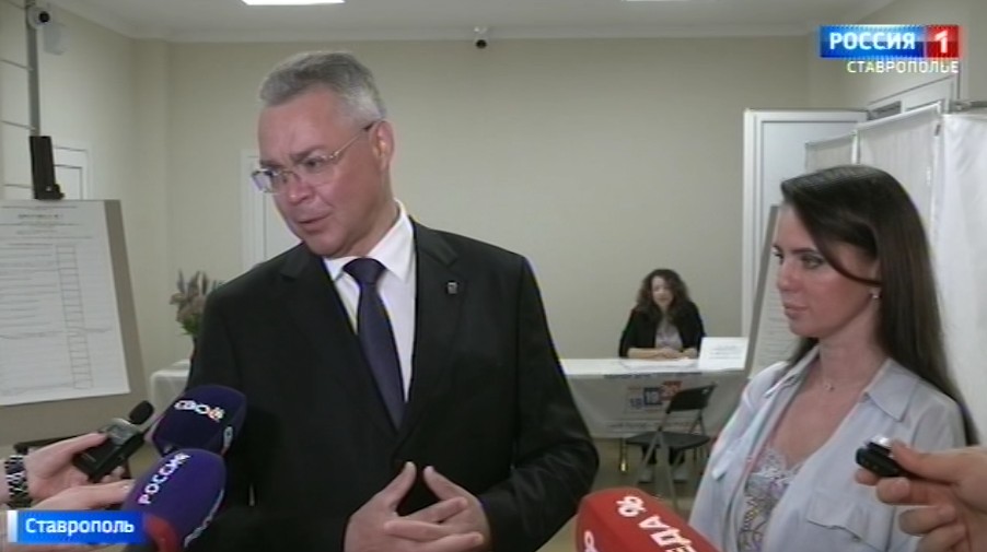 Губернатор Ставрополья проголосовал на выборах Губернатор Ставрополья проголосовал на выборах
