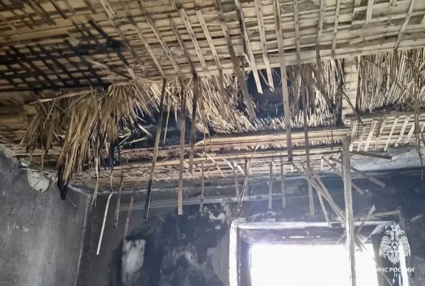 В Буденновском округе Ставрополья загорелся частный дом В Буденновском округе Ставрополья загорелся частный дом