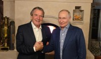 Кремль опубликовал фото со встречи Владимир Путина и Герхарда Шрёдера